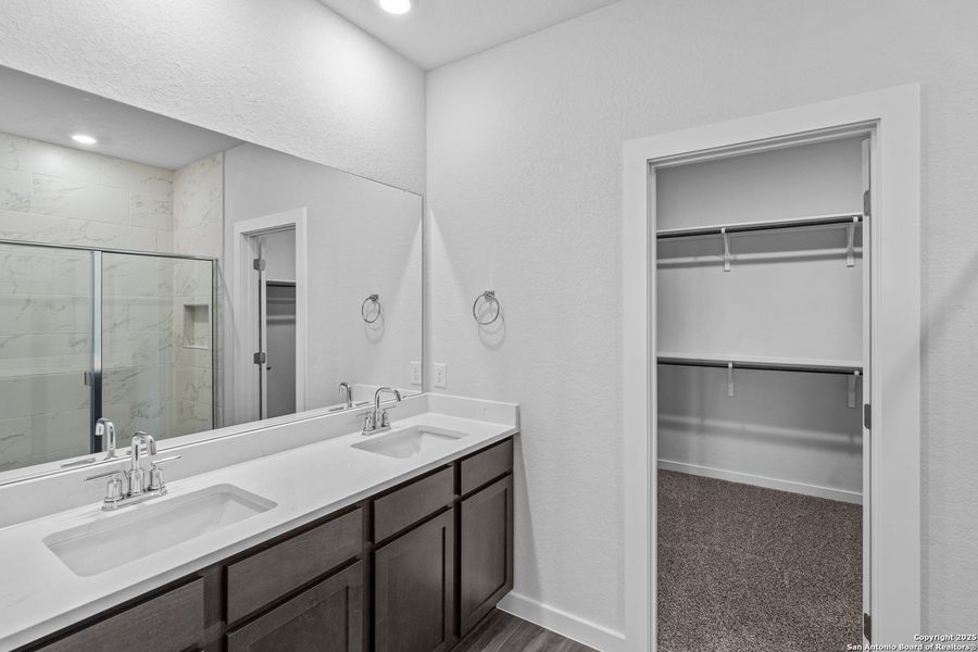 Furnished interior view inside a new home in Talley Fields, San Antonio (Image 8). Furnished interior view inside a new home in Talley Fields, San Antonio (Image 8).