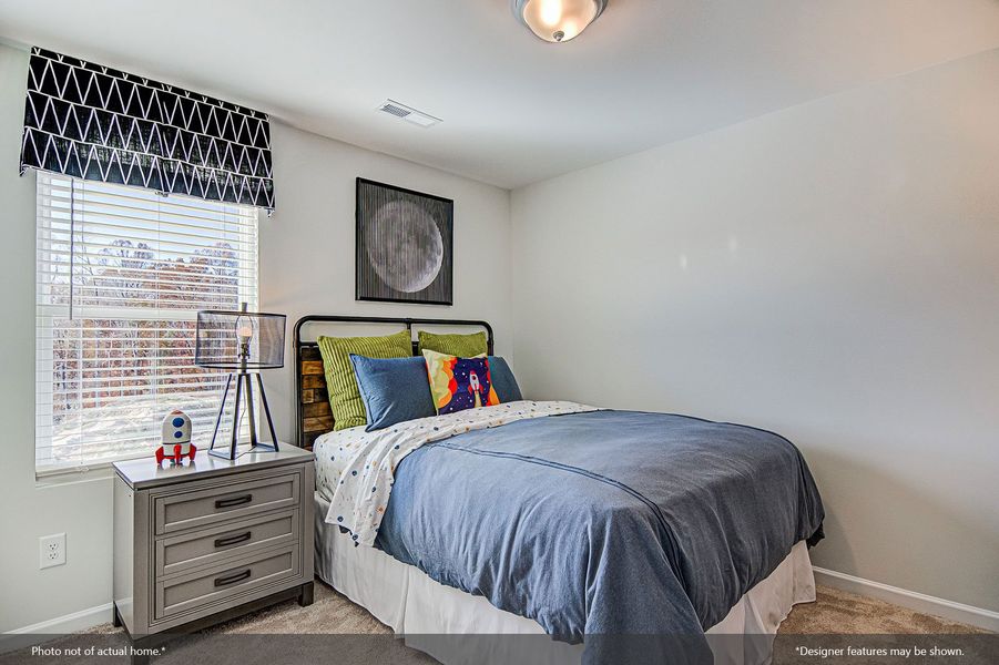 Furnished interior view inside a new home in Langdon Preserve, Angier (Image 20).