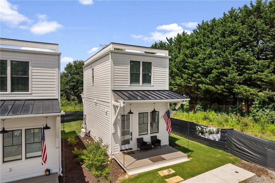 Exterior details and patio area of a home in , Cleveland (Image 19). Exterior details and patio area of a home in , Cleveland (Image 19).