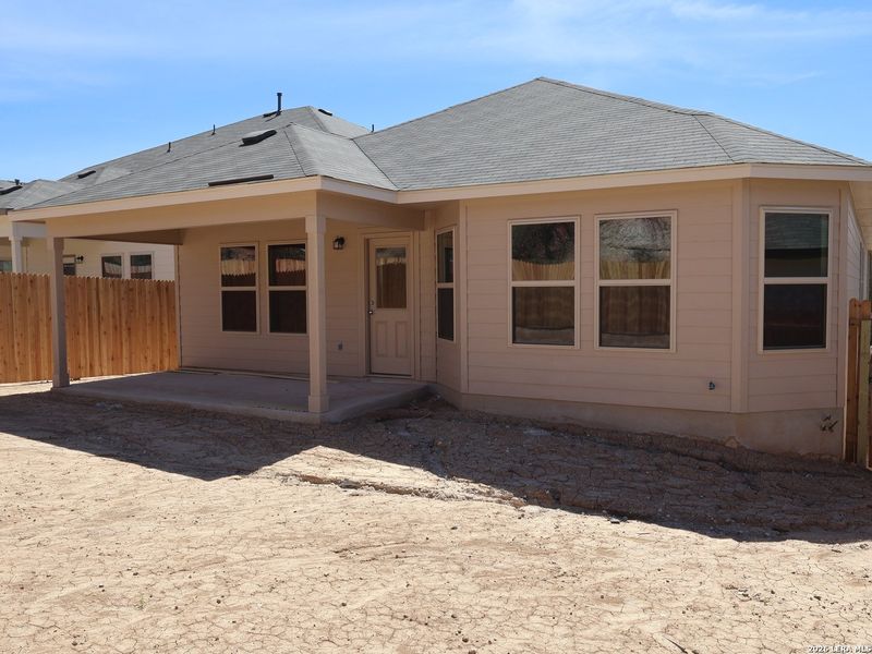 Exterior details and patio area of a home in Agave, San Antonio (Image 3). Exterior details and patio area of a home in Agave, San Antonio (Image 3).