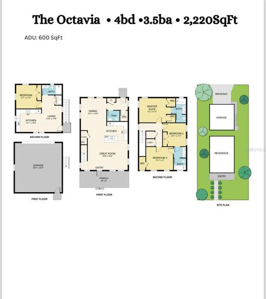 2D floor plan layout of this home in , St. Petersburg, FL (Image 5).
