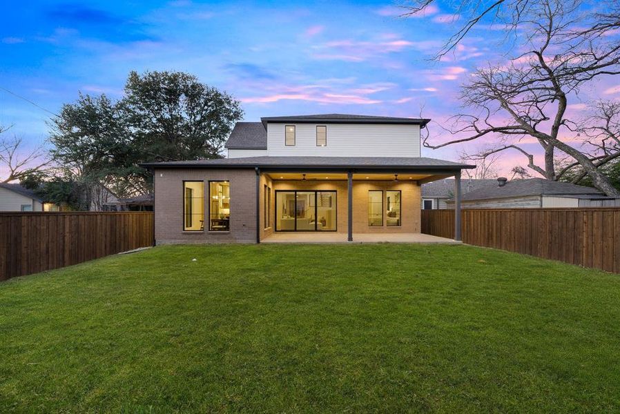 Exterior details and patio area of a home in , Dallas (Image 26).