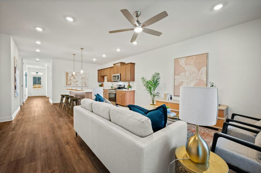 Representative furnished interior of a home built from the The Mimosa by Windsong Properties in Harmony Walk, Cartersville (Image 14).