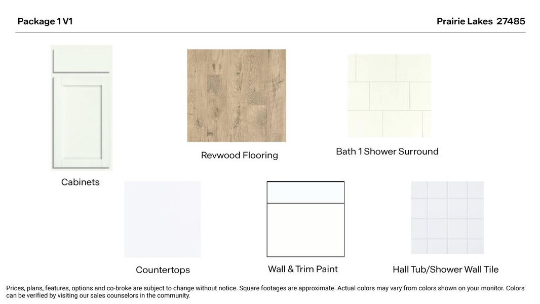Materials commonly used for homes built from the The Opal by D.R. Horton in Prairie Lakes, Buda (Image 4).