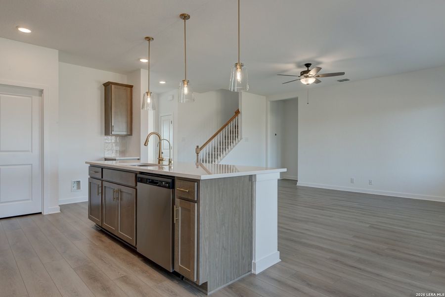 Furnished interior view inside a new home in Nopal Valley, San Antonio (Image 11).
