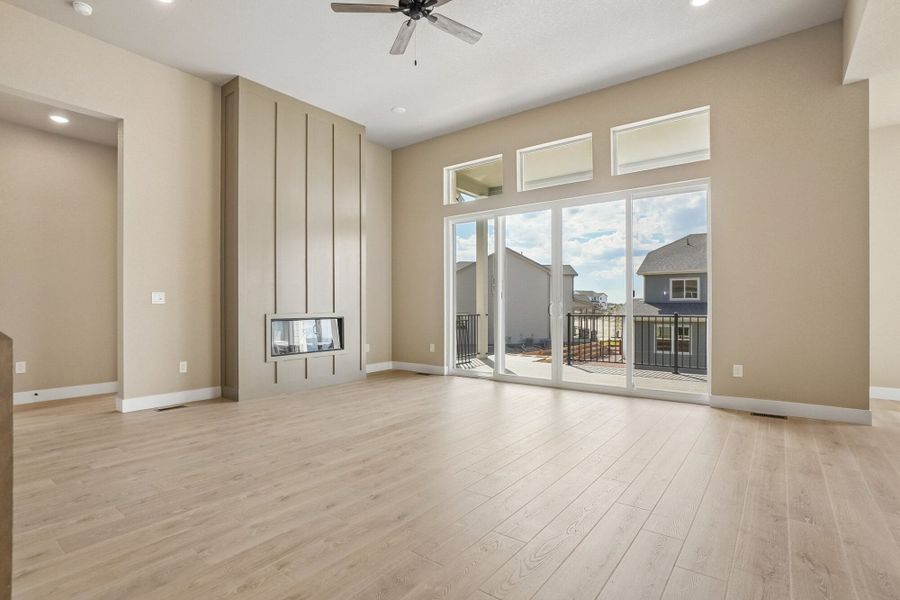 Spacious, unfurnished interior of a new home in Jackson Creek North, Monument (Image 40).