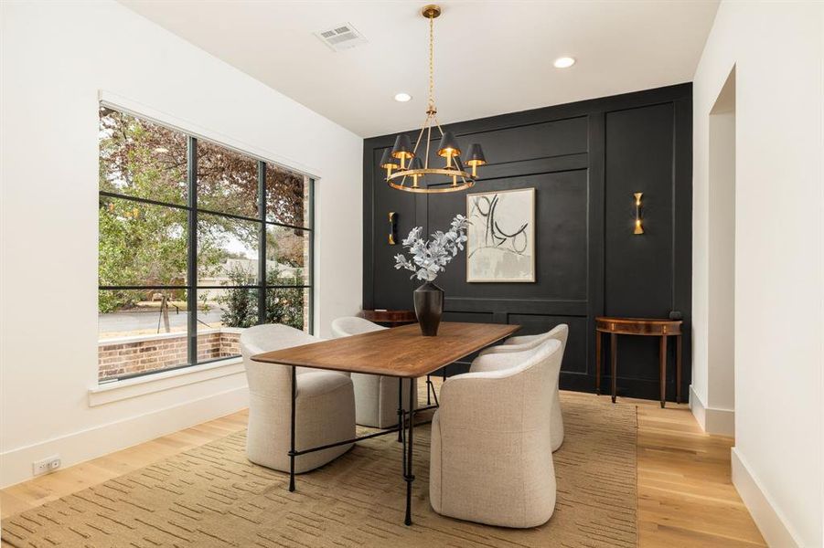 Furnished interior view inside a new home in , Dallas (Image 22).