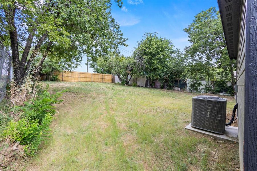 Exterior details and patio area of a home in , Fort Worth (Image 2). Exterior details and patio area of a home in , Fort Worth (Image 2).