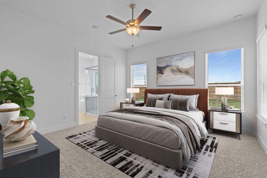 Furnished interior view inside a new home in Attwater, Waller (Image 11).