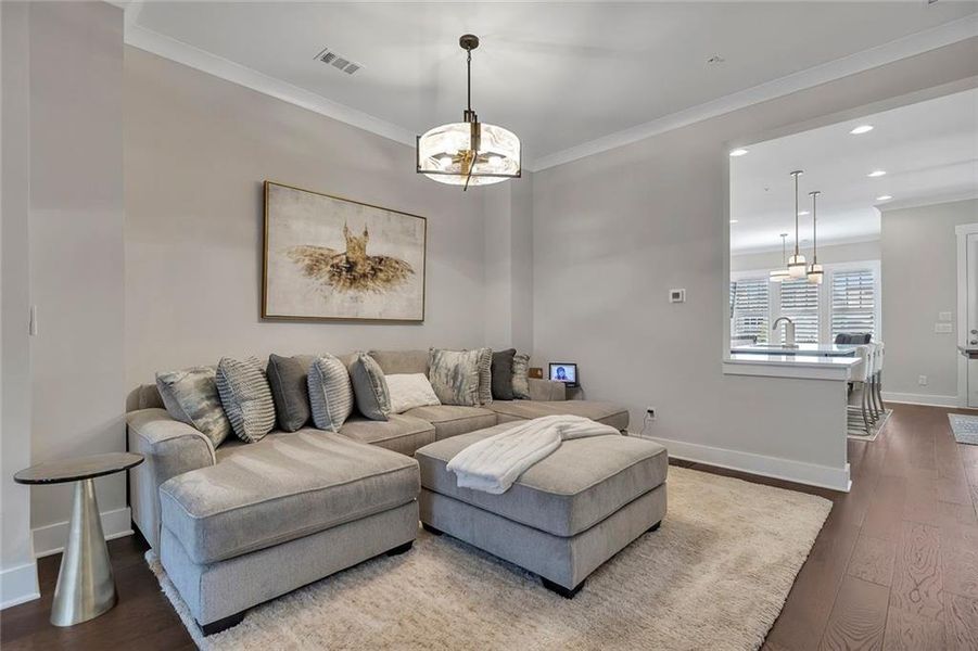 Furnished interior view inside a new home in , Woodstock (Image 9).