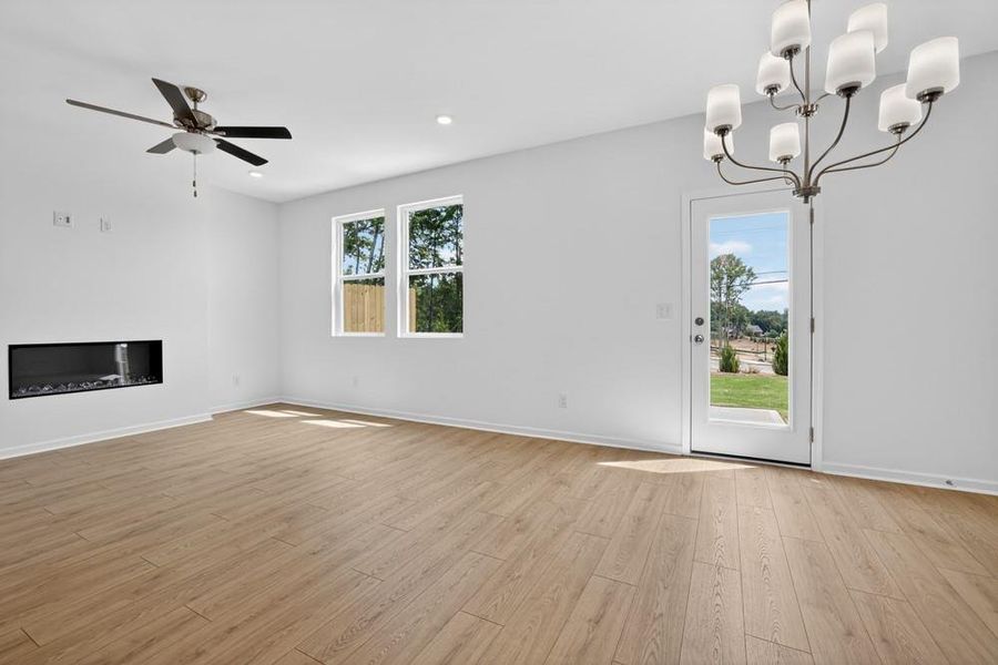 Spacious, unfurnished interior of a new home in Weatherfield, Buford (Image 24).