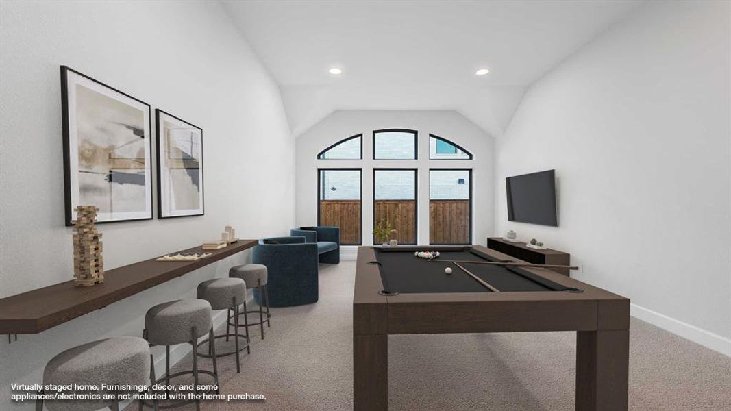 Furnished interior view inside a new home in Myrtle Creek 71', Waxahachie (Image 9). Furnished interior view inside a new home in Myrtle Creek 71', Waxahachie (Image 9).