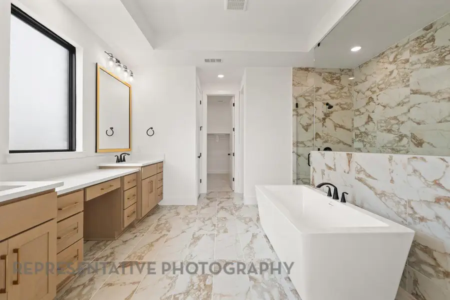 Furnished interior view inside a new home in Elyson: 80ft. lots, Katy (Image 8). Furnished interior view inside a new home in Elyson: 80ft. lots, Katy (Image 8).