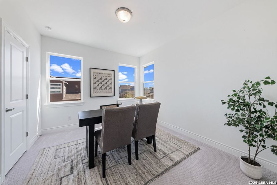 Furnished interior view inside a new home in Town Creek, New Braunfels (Image 7). Furnished interior view inside a new home in Town Creek, New Braunfels (Image 7).
