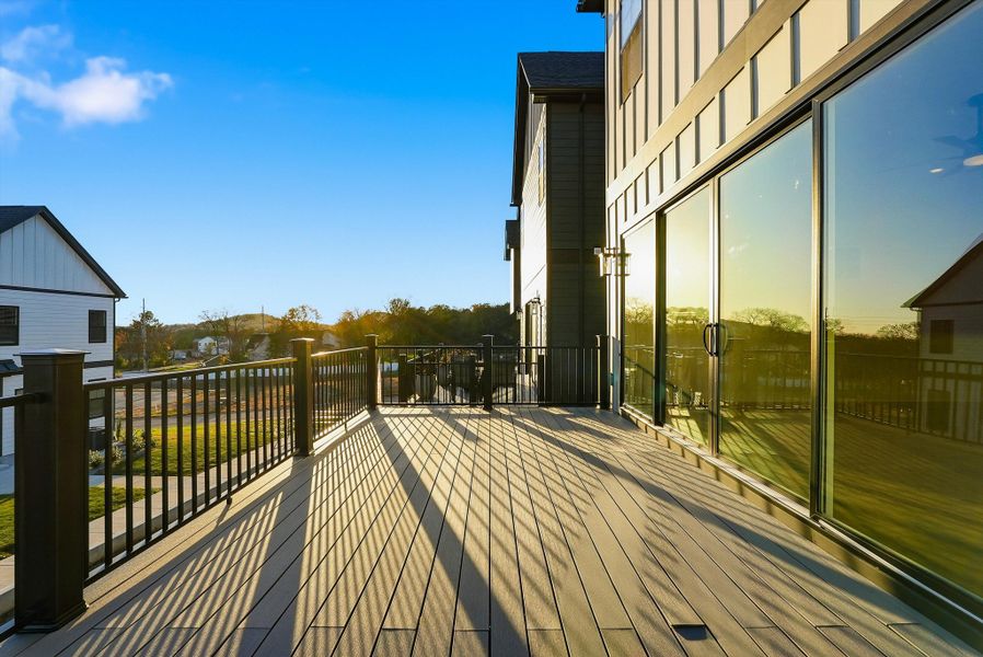 Exterior details and patio area of a home in Ridgecrest at Whites Creek, Whites Creek (Image 4).