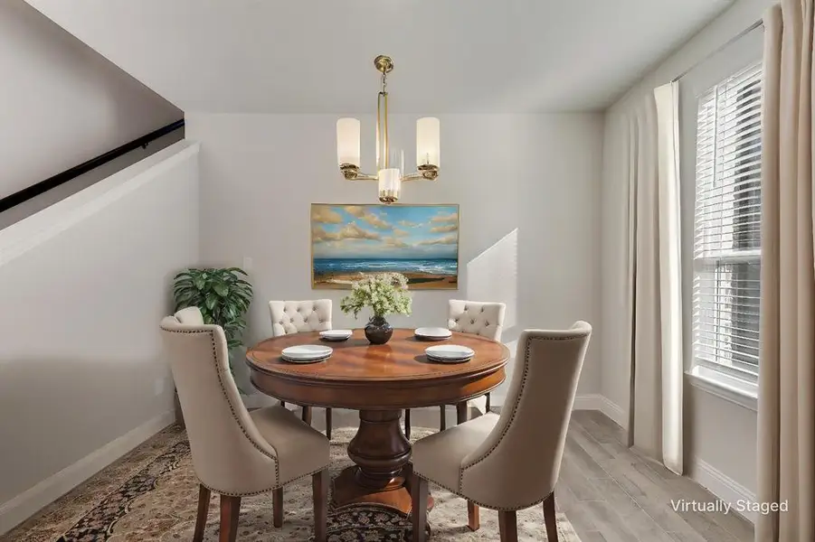 Furnished interior view inside a new home in AnaCapri, Anna (Image 5). Furnished interior view inside a new home in AnaCapri, Anna (Image 5).