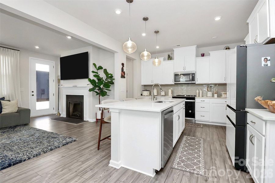 Furnished interior view inside a new home in Porter's Row, Charlotte (Image 25). Furnished interior view inside a new home in Porter's Row, Charlotte (Image 25).