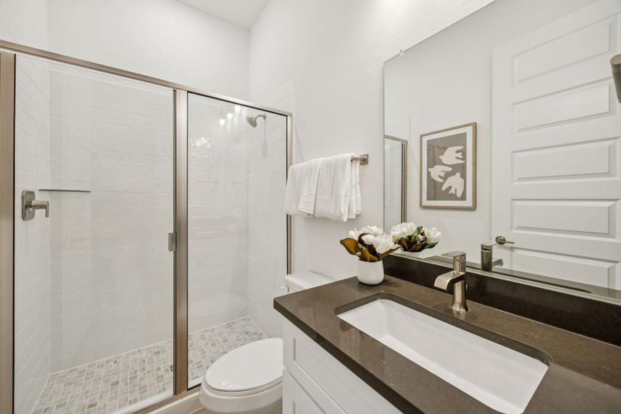 Furnished interior view inside a new home in Ryehill, Sugar Land (Image 33).
