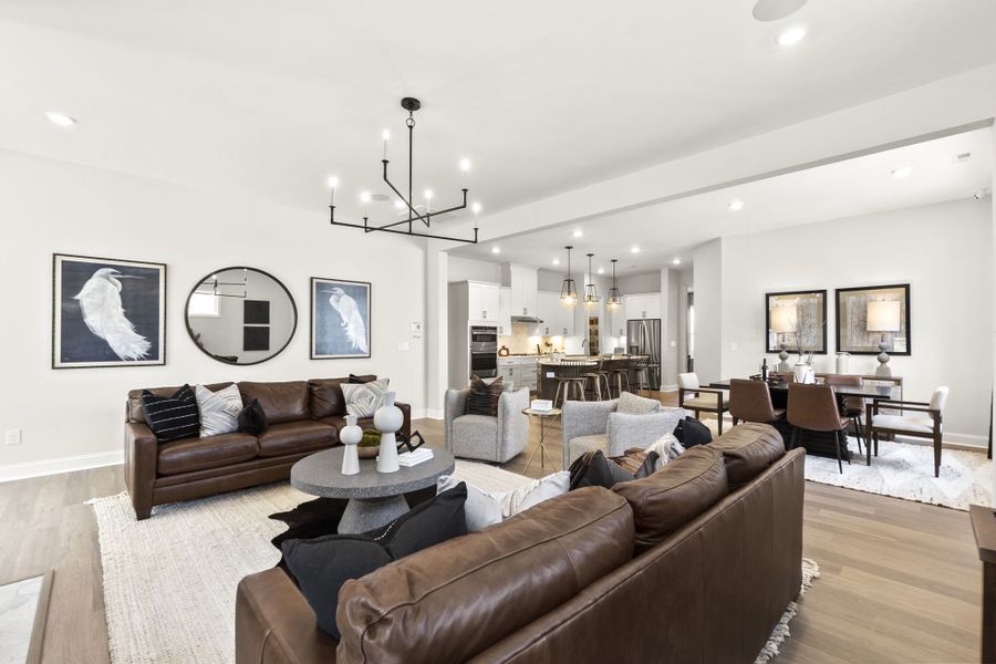 Representative furnished interior of a home built from the Whitmore II by Taylor Morrison in Tramore, Harrisburg (Image 15).