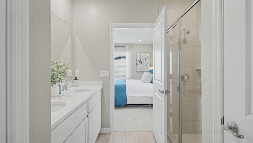 Representative furnished interior of a home built from the Lexington by Maronda Homes in Malabar Springs, Palm Bay (Image 28).