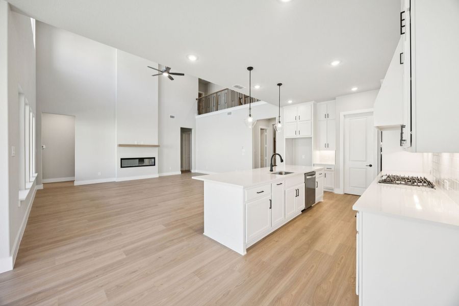 Furnished interior view inside a new home in Painted Tree Lakeside, McKinney (Image 6).