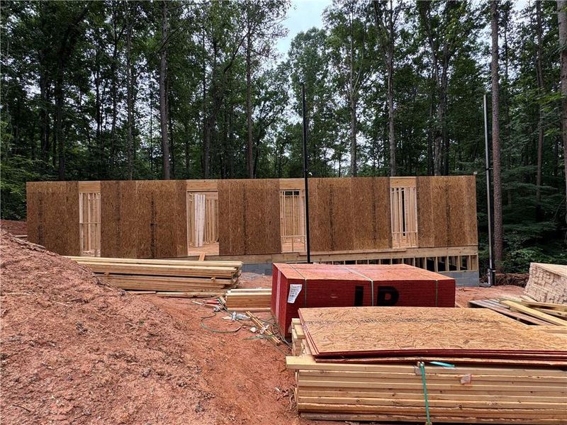 In-progress construction of a new home in , Martin, GA (Image 31). In-progress construction of a new home in , Martin, GA (Image 31).
