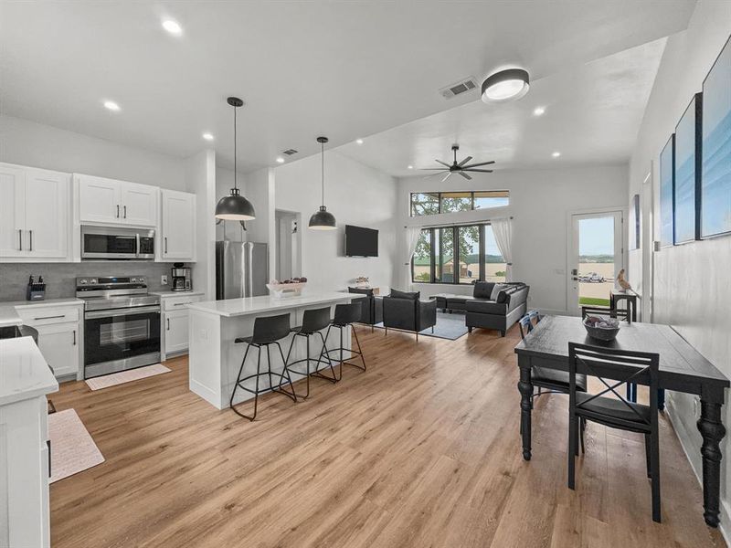 Furnished interior view inside a new home in , Graford (Image 16). Furnished interior view inside a new home in , Graford (Image 16).
