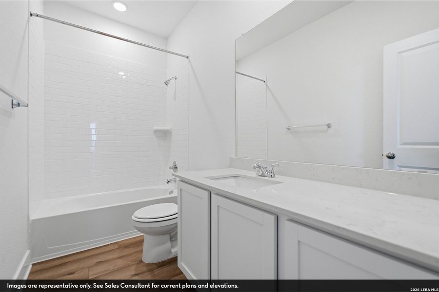 Furnished interior view inside a new home in Garden Grove, San Antonio (Image 3).