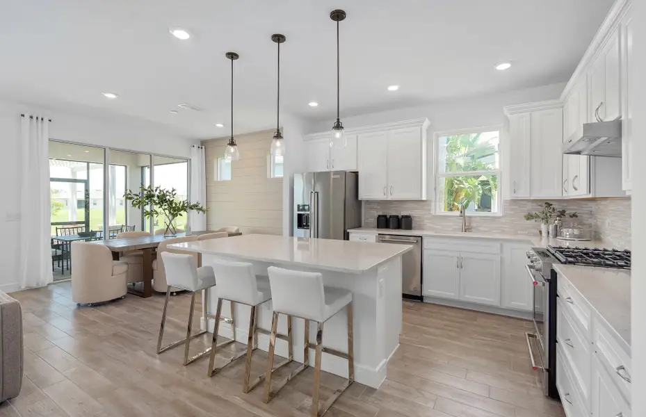 Furnished interior view inside a new home in Del Webb Sunbridge, St. Cloud (Image 4).
