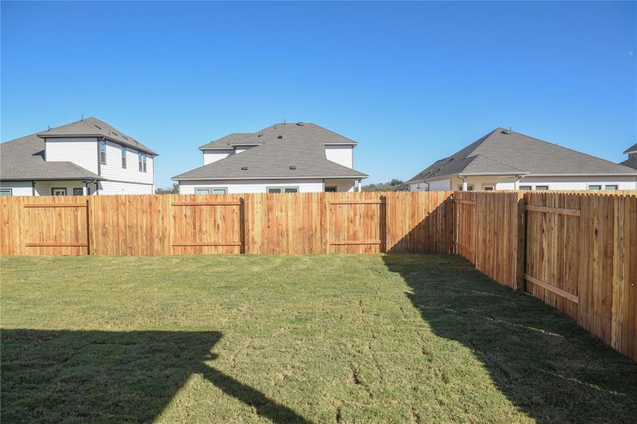 Private Backyard of Home