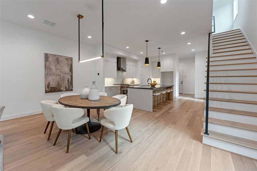 Furnished interior view inside a new home in , Houston (Image 9). Furnished interior view inside a new home in , Houston (Image 9).