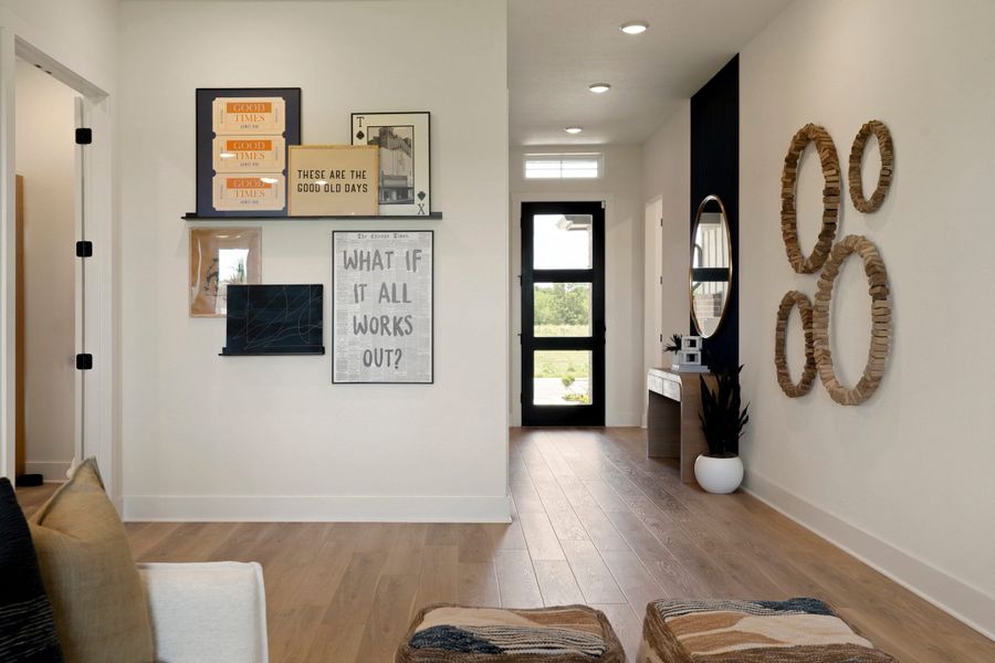 Furnished interior view inside a new home in Lagos Reserve, Manor (Image 23).
