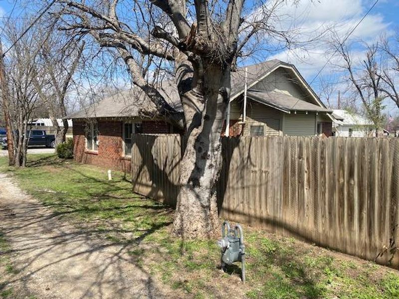 Exterior details and patio area of a home in , Brownwood (Image 17). Exterior details and patio area of a home in , Brownwood (Image 17).