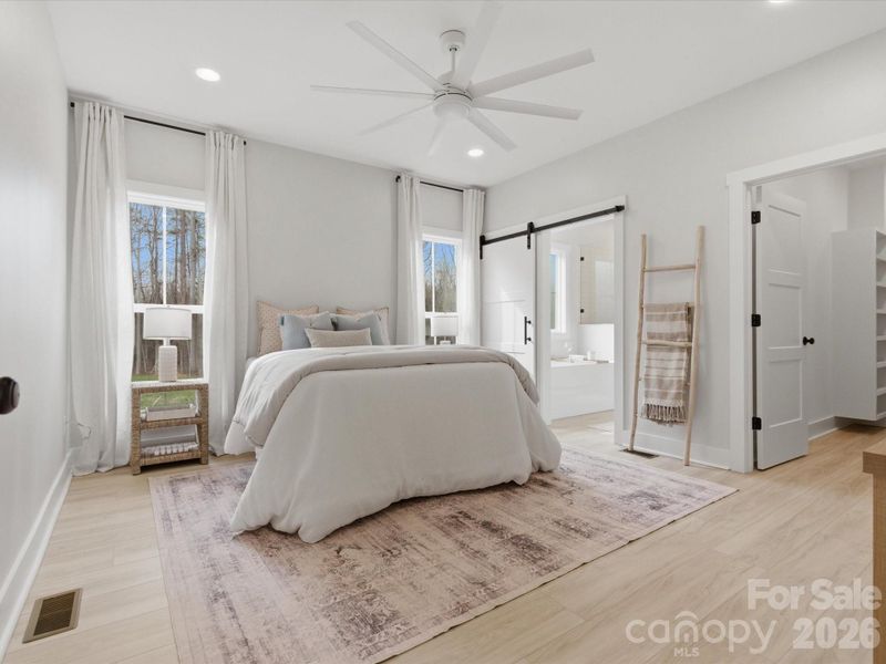 Furnished interior view inside a new home in , Bessemer City (Image 14).