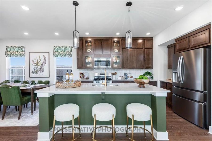 Furnished interior view inside a new home in , Royse City (Image 21).
