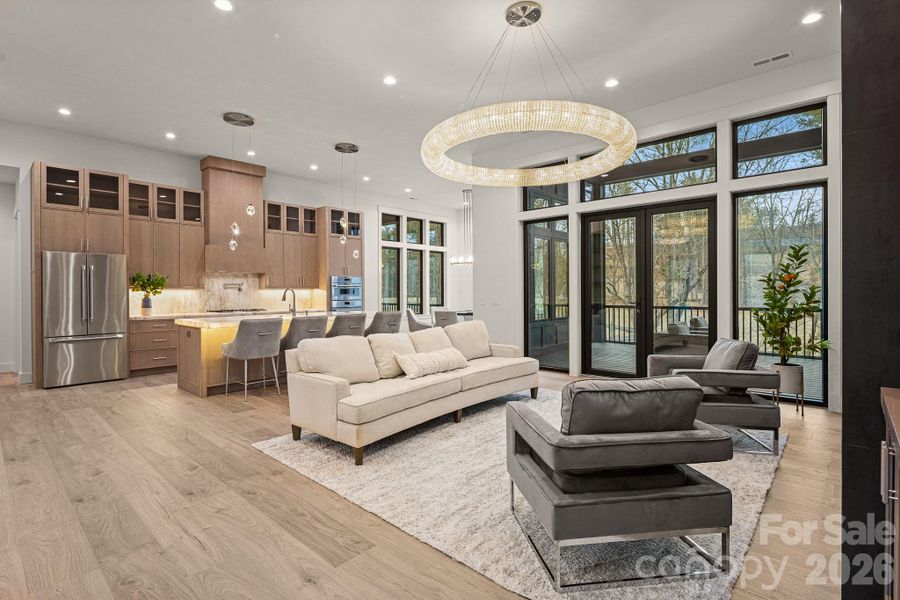 Furnished interior view inside a new home in , Horse Shoe (Image 9).