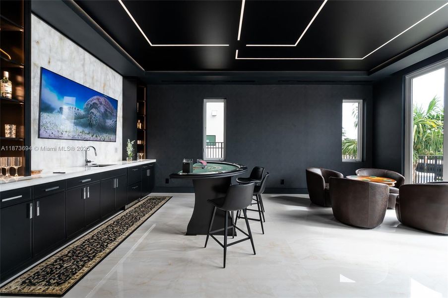 Furnished interior view inside a new home in , Lighthouse Point (Image 12).