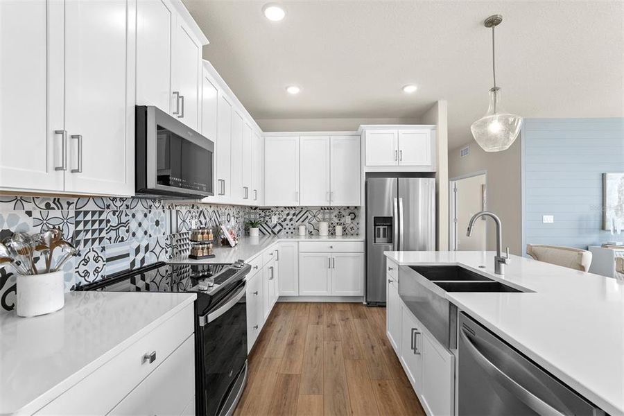 Furnished interior view inside a new home in Meridian Parks, Orlando (Image 5).