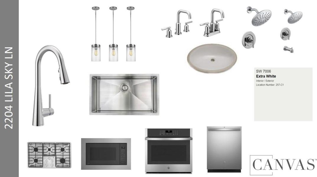 Design Selections. Home is currently under construction, selections subject to change.