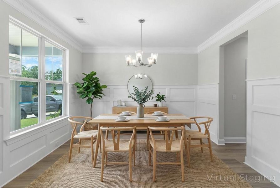 Furnished interior view inside a new home in Forrest Bluff, North Augusta (Image 5).