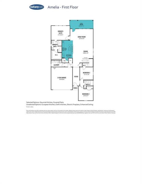 Amelia - First Floor Amelia - First Floor