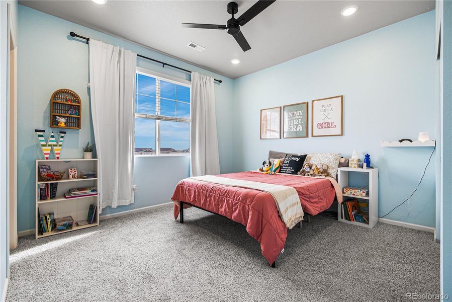 Furnished interior view inside a new home in Poudre Heights: The Alpine Collection, Windsor (Image 28).