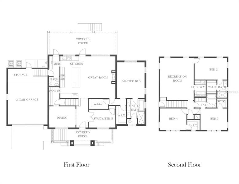 2D floor plan layout of this home in , St. Petersburg, FL (Image 3).