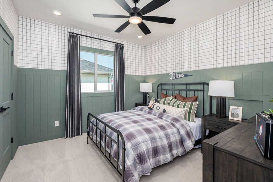 Representative furnished interior of a home built from the Manhattan by Landon Homes in Fields - Brookside, Frisco (Image 24). Representative furnished interior of a home built from the Manhattan by Landon Homes in Fields - Brookside, Frisco (Image 24).