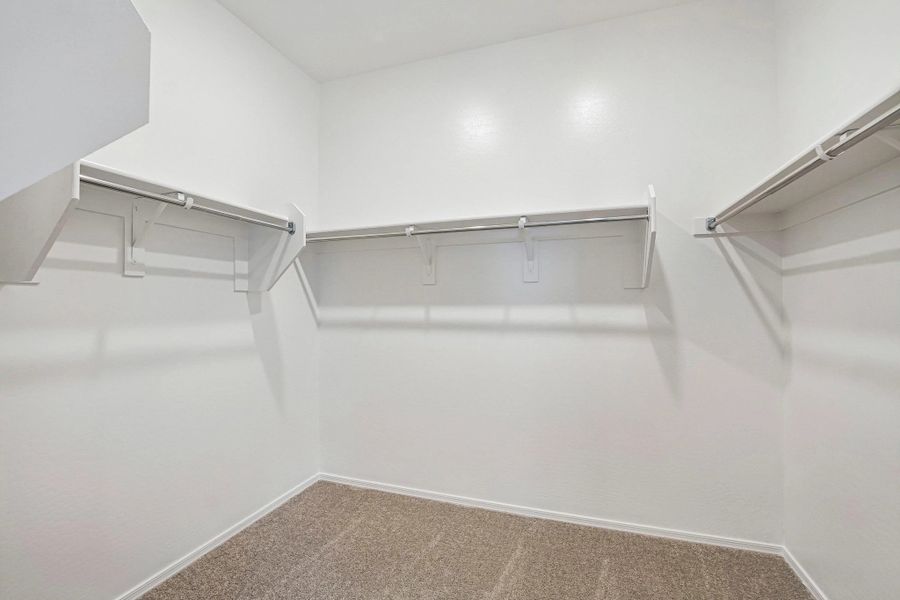 Primary walk in closet