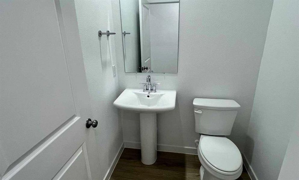 Powder Bathroom Construction Progress