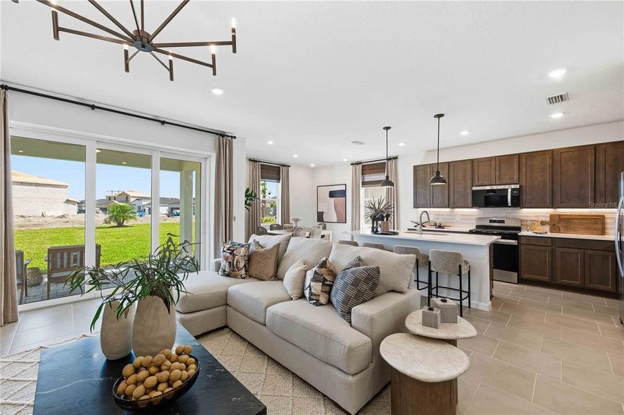 Furnished interior view inside a new home in Brystol North at Wylder, Port St. Lucie (Image 7).