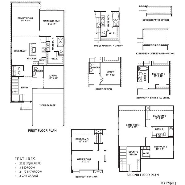 2D floor plan layout of this home in Meridiana 40', 65', Iowa Colony, TX (Image 1). 2D floor plan layout of this home in Meridiana 40', 65', Iowa Colony, TX (Image 1).