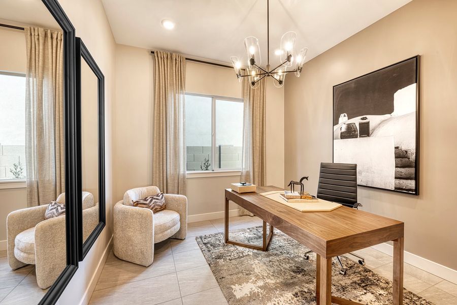Representative furnished interior of a home built from the Violet Plan 5008 by Tri Pointe Homes in Revana at Soleo, Queen Creek (Image 5).