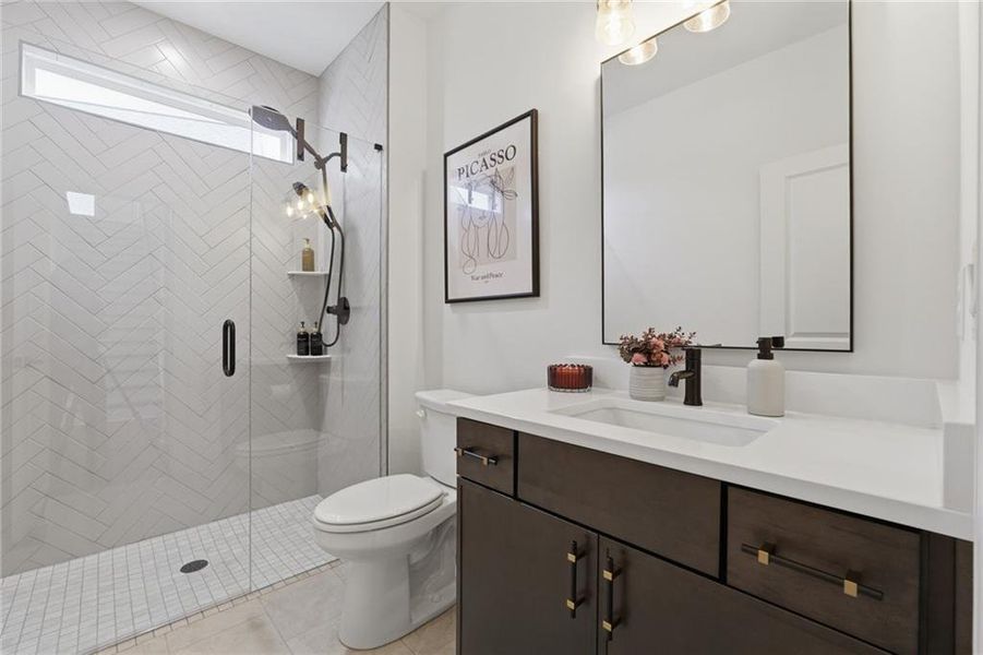 Furnished interior view inside a new home in , Woodstock (Image 15).